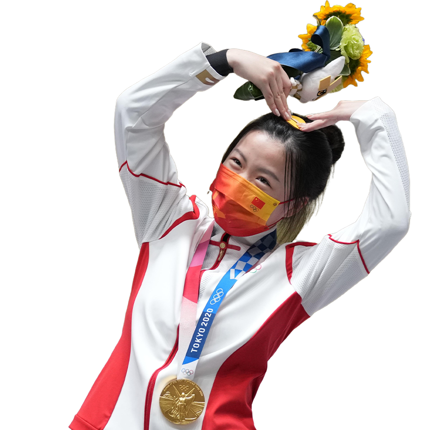 楊倩，追求一種極致的平靜楊 倩2020年東京奧運(yùn)會射擊女子10米氣步槍項(xiàng)目冠軍2020年東京奧運(yùn)會10米氣步槍混合團(tuán)體冠軍