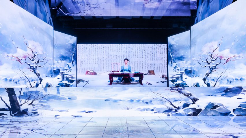 網(wǎng)易云音樂與小冰公司推出虛擬歌手陳水若演唱《風雪千千》。主辦方供圖